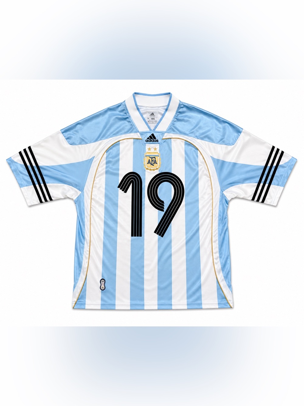 Adidas x NFL Argentina Home Football Jersey in Light Blue & White